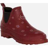 Red Chelsea Boots Regatta womens/ladies harper cosy dotted ankle wellington boots rg8242