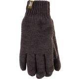 Mittens Heat Holders Mens Fleece Lined Warm Gloves For Winter Dark Green