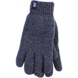Mittens Heat Holders Mens Fleece Lined Warm Gloves For Winter Navy