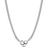 Pandora Pendant Necklaces Pandora Moments Studded Chain Necklace - Silver