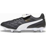Puma King Top MxSG Football Boots, Black/White/Gold