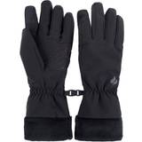 Black - Women Mittens Heat Holders Pair Kenai Soft Shell Gloves