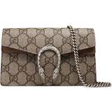 Detachable Shoulder Strap Crossbody Bags Gucci Dionysus GG Supreme Super Mini Bag - Beige
