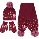 Pink Scarfs Children's Clothing Regatta boys peppa pig knitted hat gloves scarf winter set