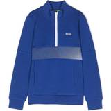 Hugo Boss Sweatshirts Children's Clothing HUGO BOSS Half Zip Blue Sweatshirt