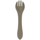 Baby Silicone Weaning Fork Silver Sage