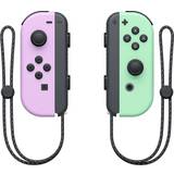 Purple Game Controllers Nintendo Joy Con Pair - Pastel Purple/Pastel Green