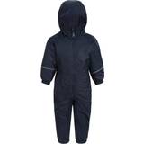 Polyurethane Rain Overalls Children's Clothing Regatta Professional Kids Waterproof Splash-it Puddlesuit Navy, 18-24m