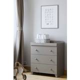 Grey Dressers Little Acorns Classic 3 Draw Dresser with Changing Unit