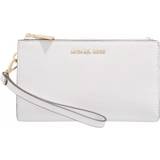 Michael Kors MK Adele Pebbled Leather Smartphone Wallet - Optic White