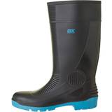 Work Clothes OX Safety Wellington Boots Black/Blue