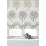 Pleated Blinds Paoletti Oakdale Embroidered Motif Blackout Roman
