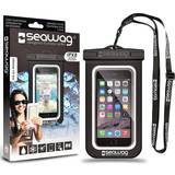 Black Waterproof Cases SEAWAG Germ-Free Phone Case Waterproof Case for Smartphone Black/White