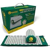Head-, Shoulder- & Neck Massagers on sale Nayoya neck and back pain relief acupressure mat and neck pillow set reli