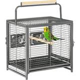 Bird & Insects Pets Pawhut Cage, Travel Carry Pet Bird Cage Cockatiel Handle