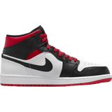 Air jordan 1 mid white Nike Air Jordan 1 Mid M - White/Black/Gym Red