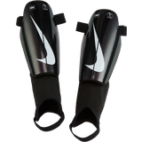 With Ankle Protection Shin Guards Nike Charge - Black/Black/White