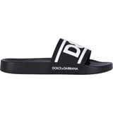 Dolce & Gabbana Men Shoes Dolce & Gabbana Beachwear Sliders - Black