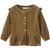 Buttons Cardigans Children's Clothing Name It Velours Strickjacke