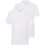 George for Good Slim Fit School Polo Shirts S/S 2-pack - White