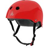 Triple 8 Eight The Certified Sweatsaver Red Glossy Helmet, Red Glossy