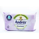 Andrex Washlets 36 Flushable Toilet Wipes Fragrance Free Pack of 12
