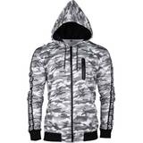 Mil-Tec training jacket mens hiking outdoor hooded zipper sweatshirt urban camo
