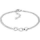 Elli by Julie & Grace Women Infinity Heart Bracelet 925 Silver 6.29-7.87