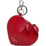 Alaïa Coeur Mini red leather purse