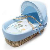 Kinder Valley Tiny Ted Blue Moses Basket Bedding Set Dressings Palm
