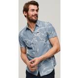 Superdry Men Shirts Superdry Vintage Loom Short Sleeve Shirt
