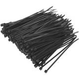 Cable Ties Sealey CT10025P200 Cable Ties 100 x 2.5mm Black 200pc