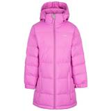 Down jackets - Elastic Cuffs Trespass Girl's Padded Casual Jacket Tiffy - Deep Pink