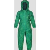 Polyurethane Rain Overalls Children's Clothing Regatta Childrens/Kids Pobble Dinosaur Puddle Suit Green/Jellybean Green
