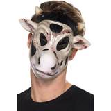 Grey Facemasks Fancy Dress Smiffys Evil Cow Killer Mask