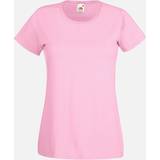 Fruit of the Loom LadiesWomens Lady-Fit Short Sleeve T-Shirt Pack 5 BC4810 Light Pink