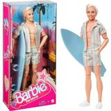 Barbie Fashion Doll Accessories Dolls & Doll Houses Barbie The Movie Ken Doll Wearing Pastel Pink & Green Striped Beach Matching Set HPJ97