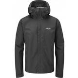 Outerwear Rab Men's Downpour Eco Waterproof Jacket - Black