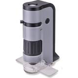 Plastic Science & Magic Carson Micro Flip 100x-250x LED UV Pocket Microscope with Smartphone Clip