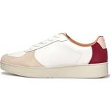 Fitflop Trainers Fitflop Women's Rally Panel Womens Trainers A59 Urb Wht/Rich Red