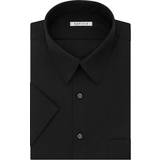 Van Heusen Men's Short Sleeve Dress Shirt - Black