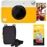 Polaroid zink Kodak Printomatic Instant Camera Yellow Bundle W/20 Pack Zink Paper and Case