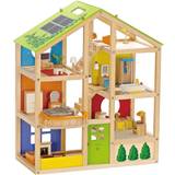 Hape Doll Accessories Dolls & Doll Houses Hape Furnished All Season House