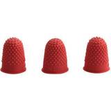 Q-CONNECT Thimblettes 00 Red Pack of 12 KF21507 KF21507