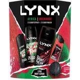 Lynx Gift Boxes & Sets Lynx Recharge & Africa Body Wash, Spray 4Pcs Gift Set Him