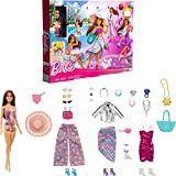 Barbie Advent Calendars Barbie Doll and Fashion Advent Calendar, 24 Clothing and Accessory Surprises Multi-Color Multi-Color