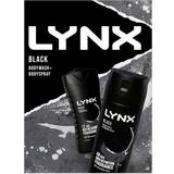 Lynx Gift Boxes & Sets Lynx Black Body Wash 225ml & Spray 2Pcs Gift Set