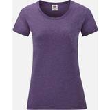Fruit of the Loom LadiesWomens Lady-Fit Short Sleeve T-Shirt BC1354 Purple