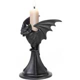 Black Candle Holders Alchemy Gothic Vespertilio Bat Candle Holder