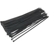 Cable Ties Sealey CT30048P100 Cable Ties 300 x 4.8mm Black 100pc